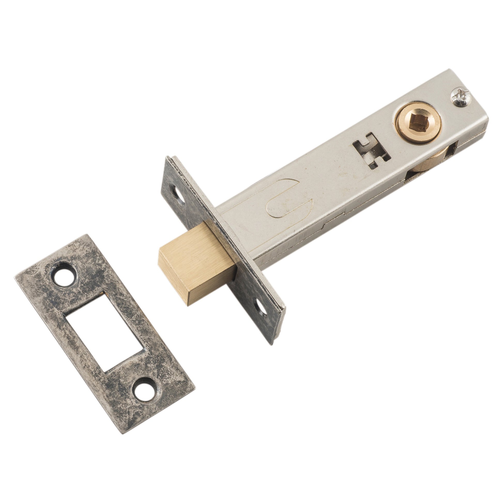 Privacy Bolt RN Backset 70mm, Rumbled Nickel