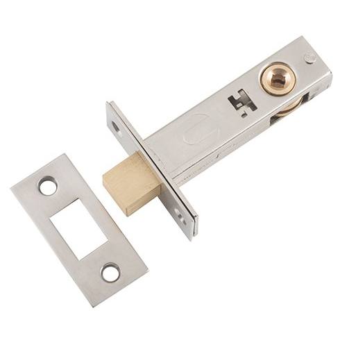 Tubular Privacy Lock (60mm Backset), Satin Nickel