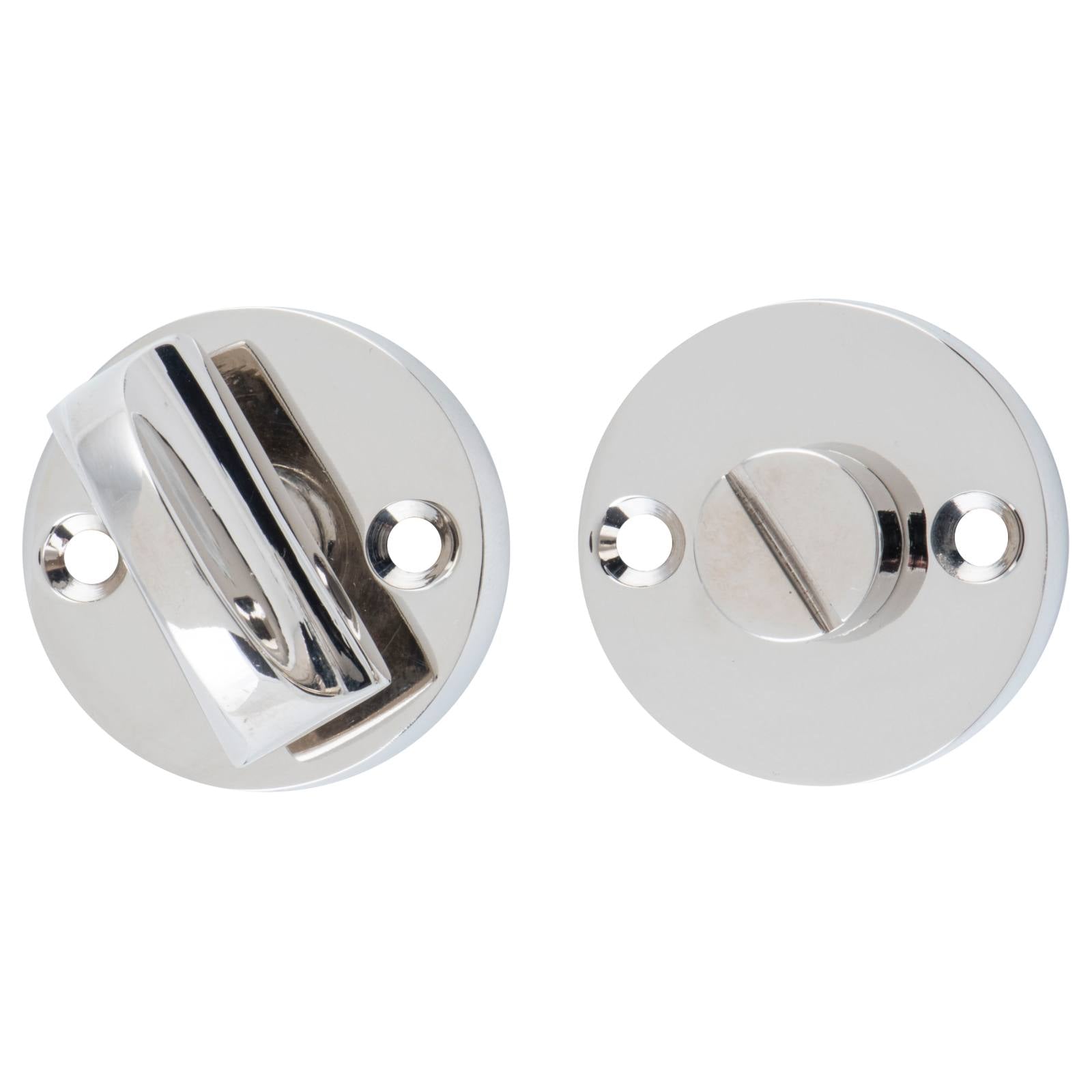 Privacy Snib Set for Bathroom/Toilet, Polish Nickl