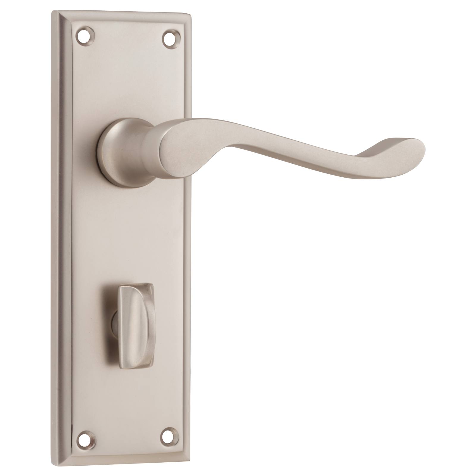 Camden Privacy Lever Set, Satin Nickel
