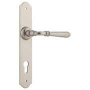Reims 85mm Euro Lever Set, Satin Nickel