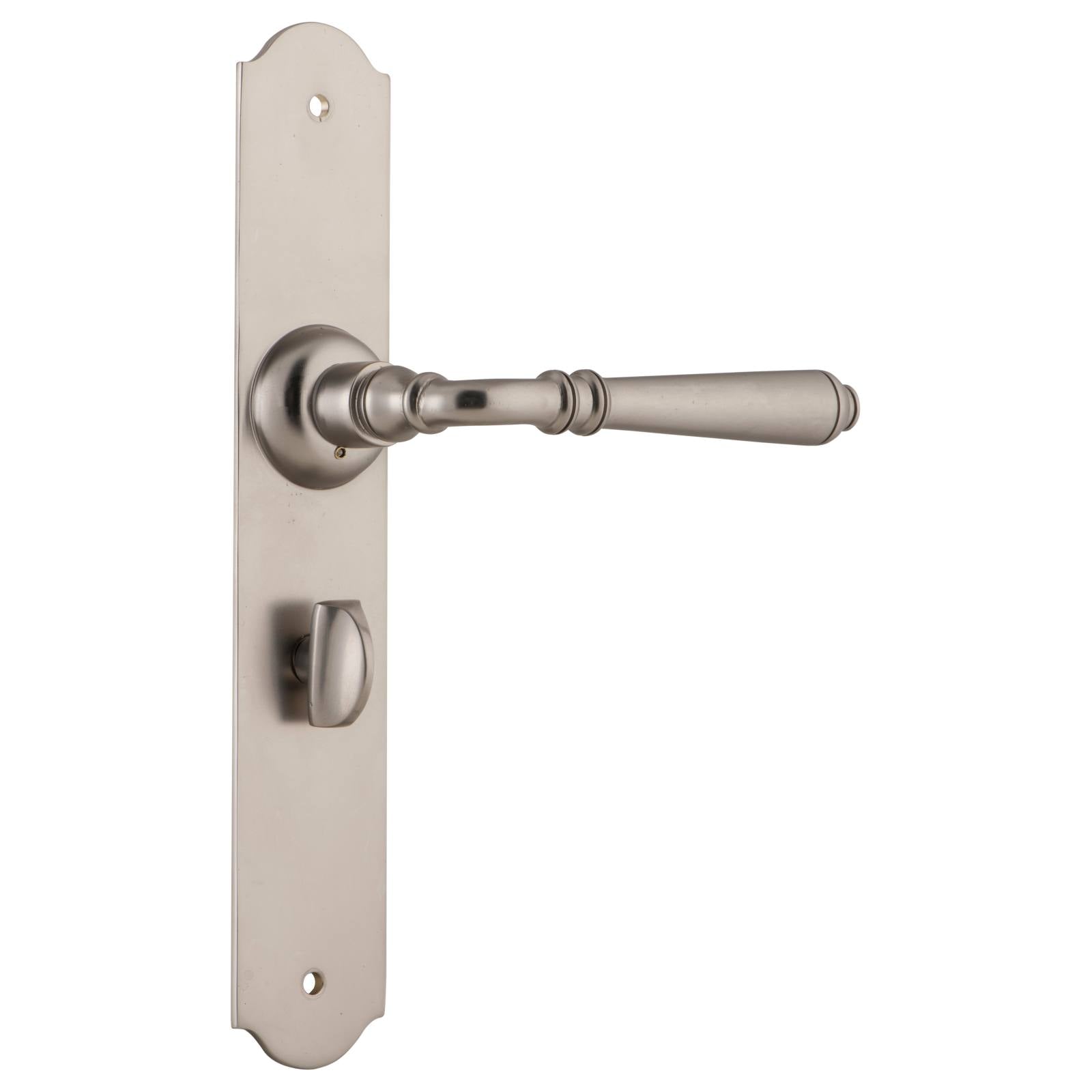 Reims Privacy Lever Set, Satin Nickel