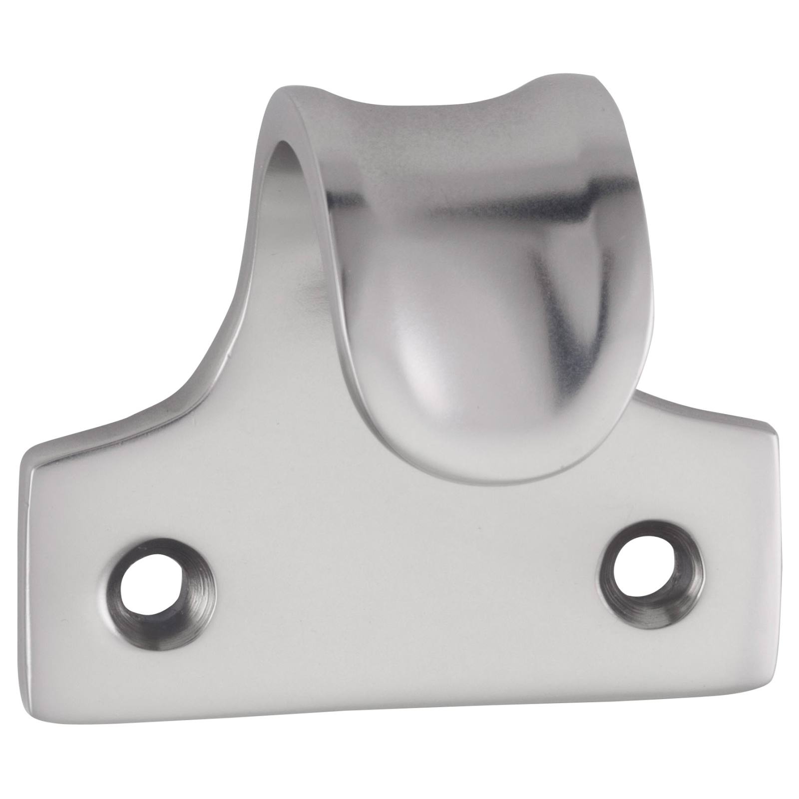 Dished Sash Lift, Satin Nickel