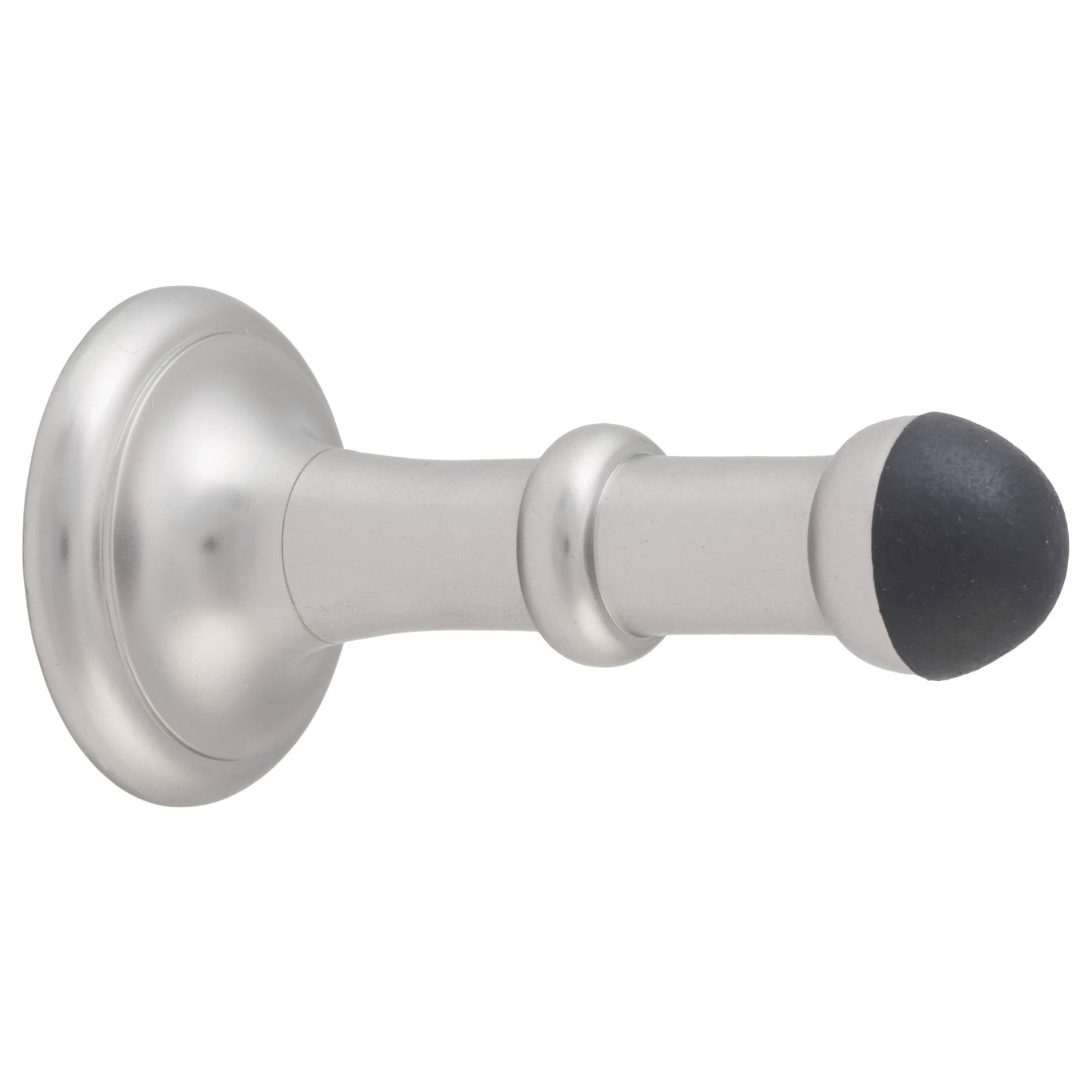 Concealed Fix Wall Mount Door Stop, Satin Nickel