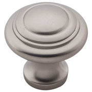 Small Domed Cupboard Knob, Satin Nickel