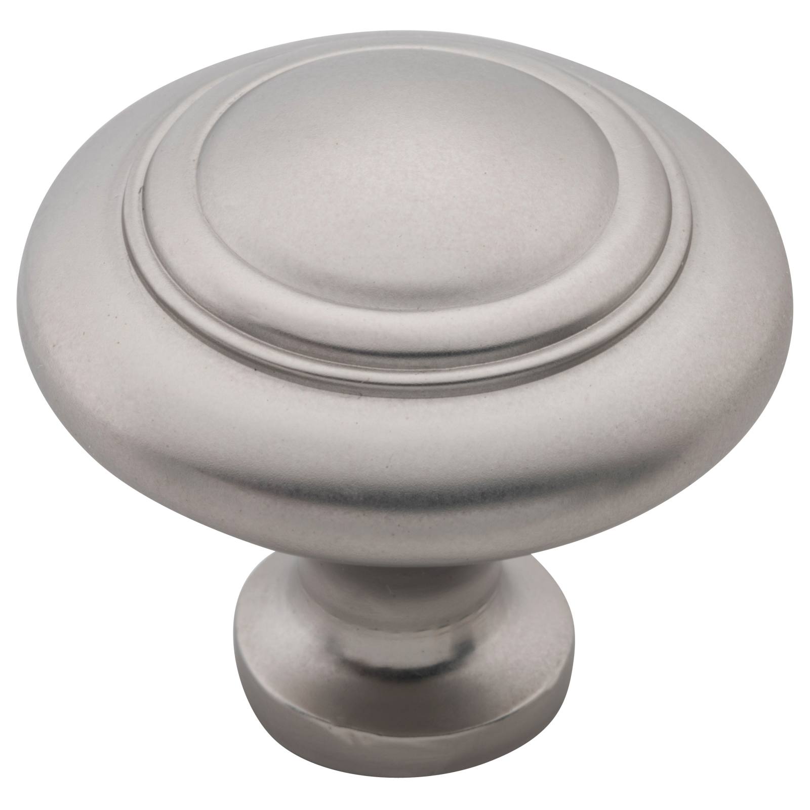 Large Domed Cupboard Knob, Satin Nickel