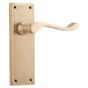 Camden Latch Pair Satin Brass