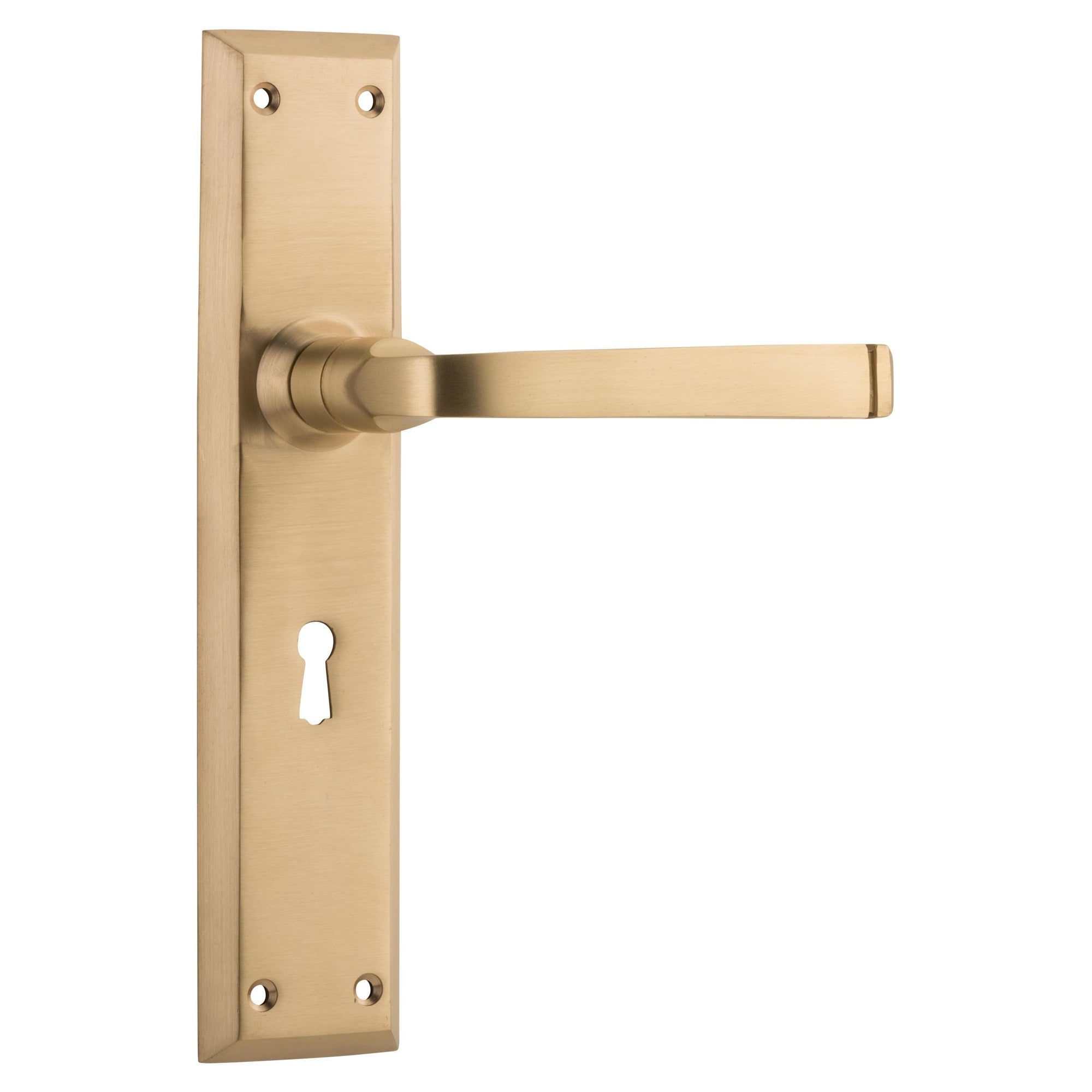 Menton Lock, Satin Brass