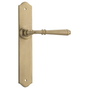 Door Lever Reims Latch Satin Brass H240xW40xP70mm
