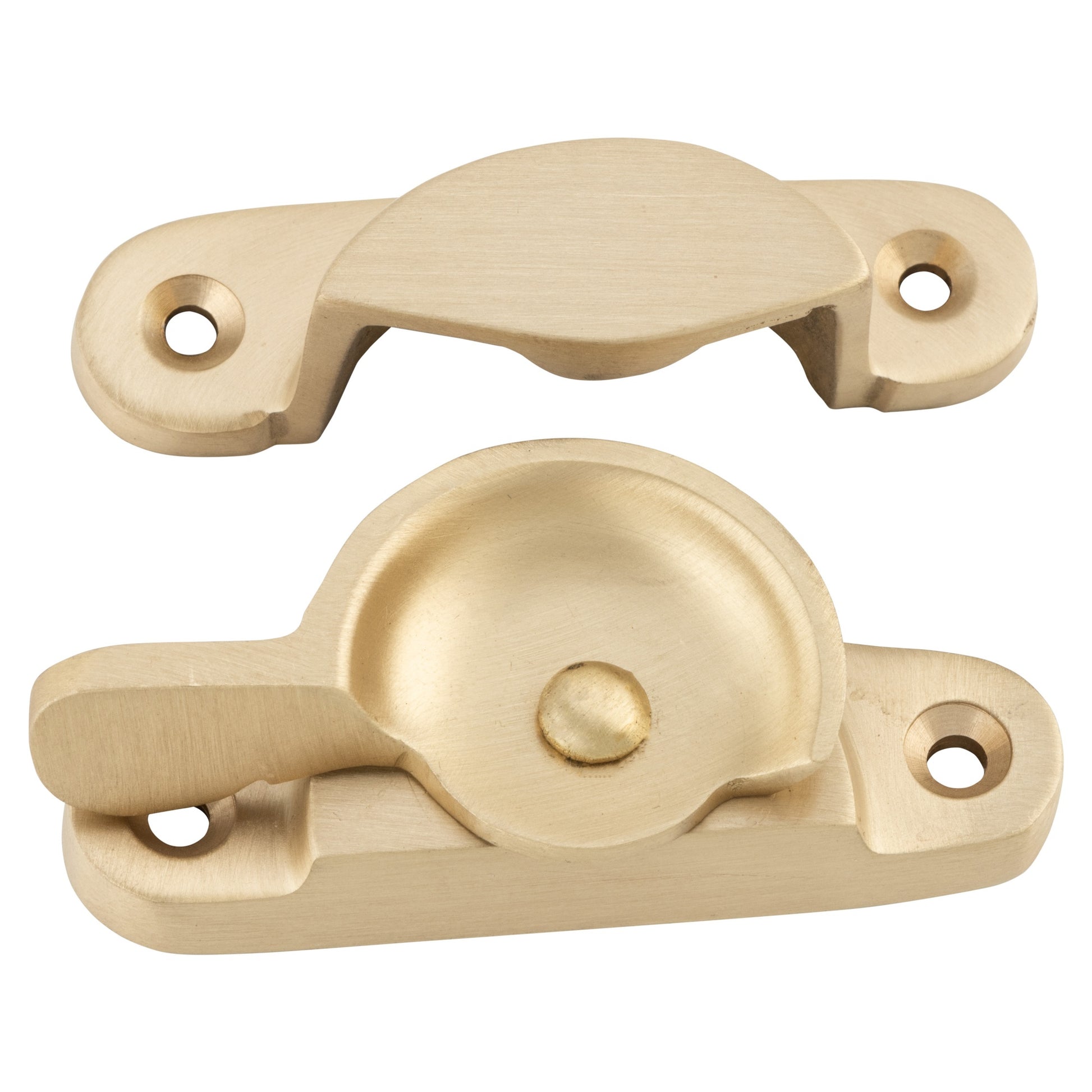 Sash Fastener Classic Satin, Satin Brass