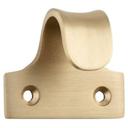 Sash Lift Dished Satin Brass H38xW45xP30mm