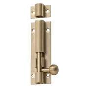 Barrel Bolt Satin Brass Bolt 7.5mm