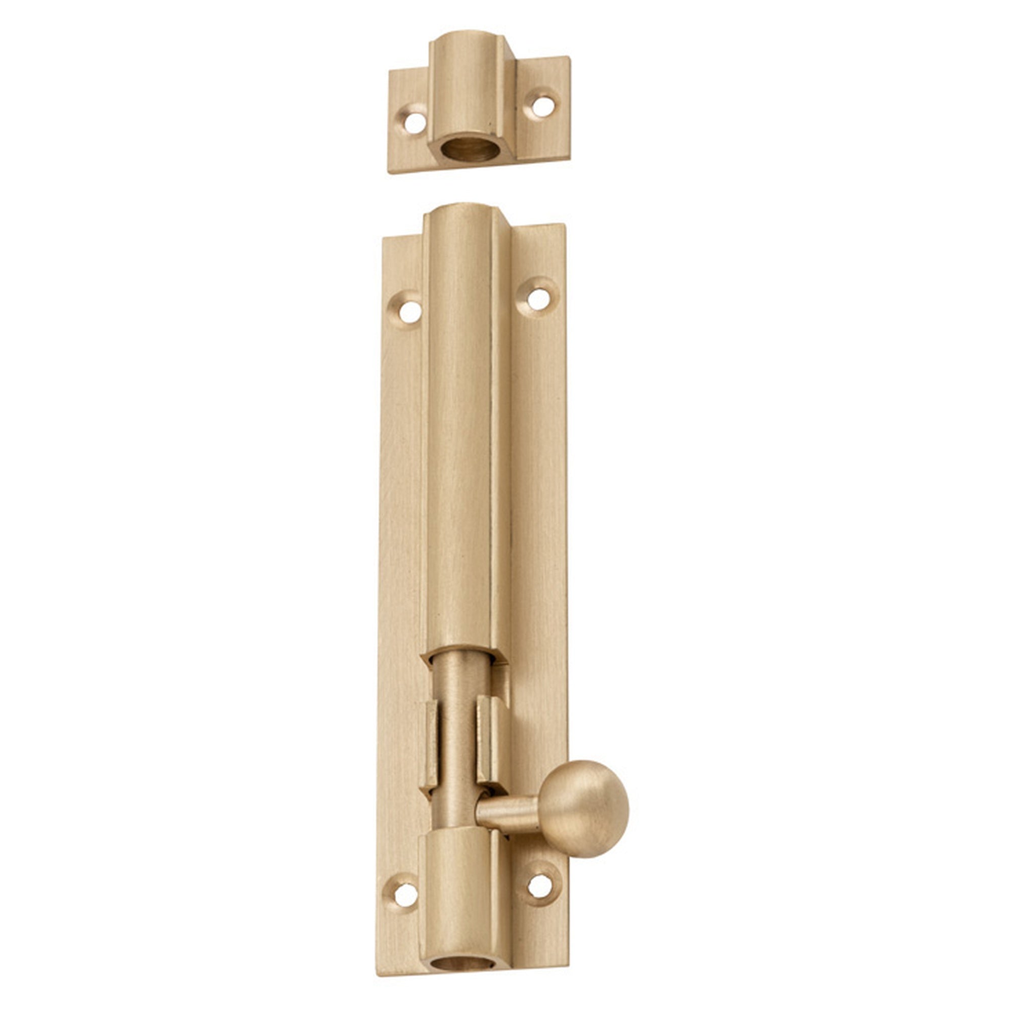 Barrel Bolt Satin Brass