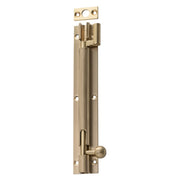 Barrel Bolt Offset Satin Brass