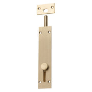 Barrel Bolt Reverse Satin Brass