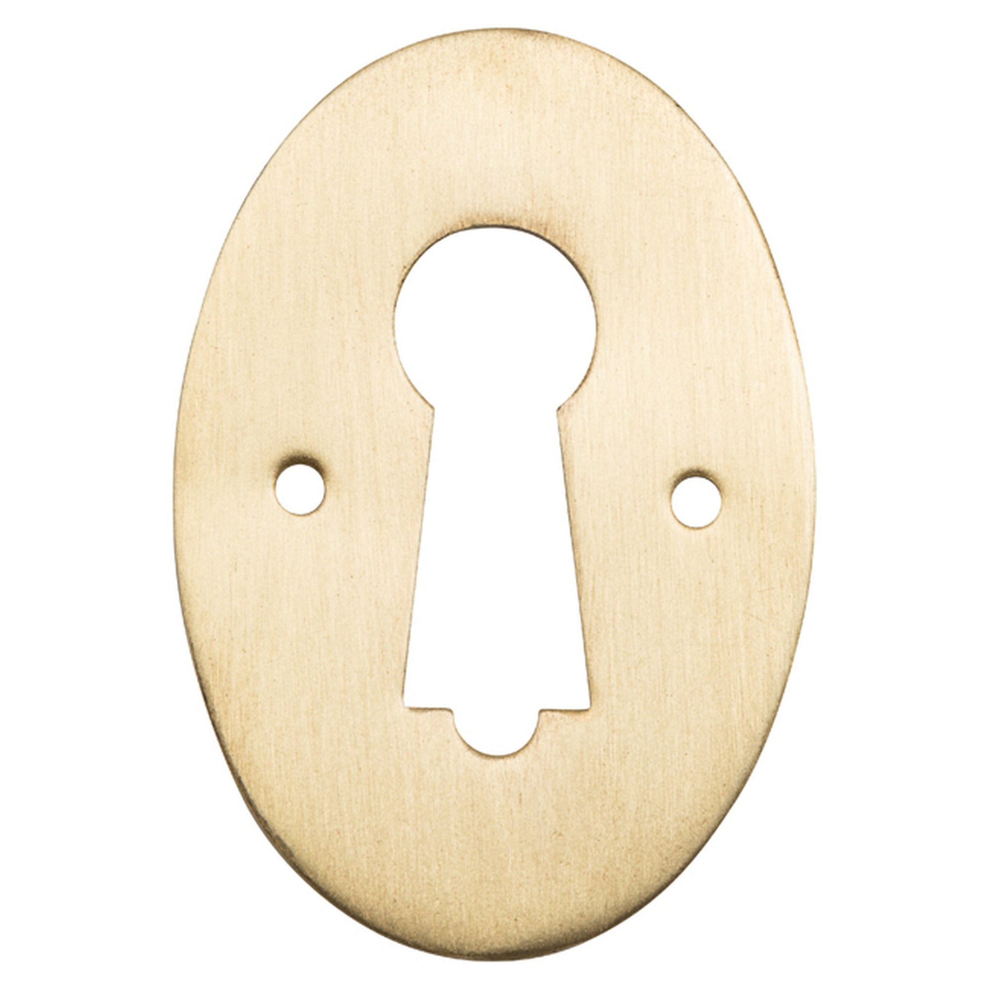 Escutcheon Pressed Satin Brass