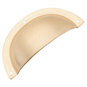 Drawer Pull Sheet Brass Classic Satin Brass H40xL97mm