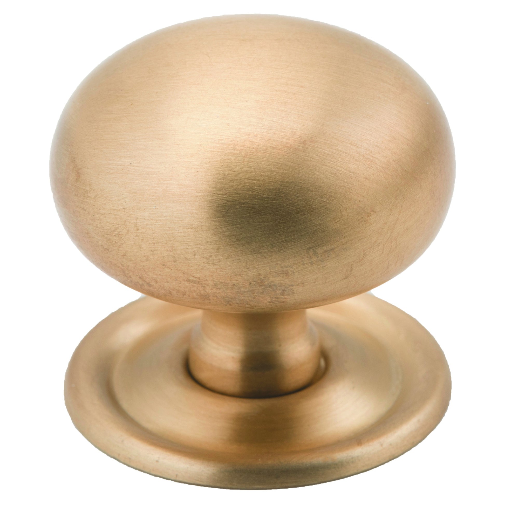 Cupboard Knob Sheet Brass Satin Brass