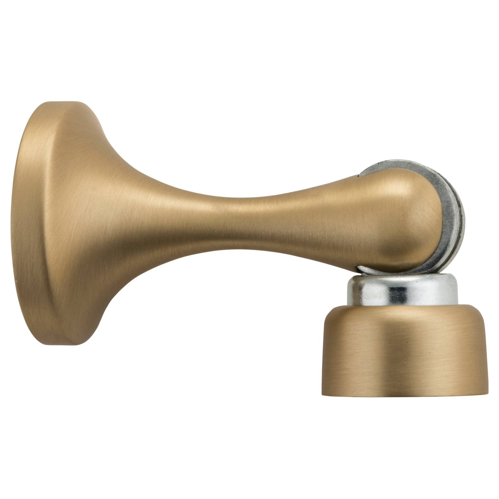 Magnetic Door Stop, Satin Brass