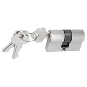 4.5cm Sliding Door Euro Cylinder, Stainless Steel