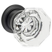33mm Sophia Glass Cupboard Knob, Matte Black