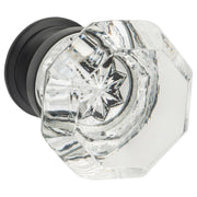 41mm Sophia Glass Cupboard Knob, Matte Black