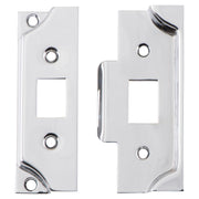 Tube Latch Face Plate & Striker Kit Rebated SC, Satin Chrome