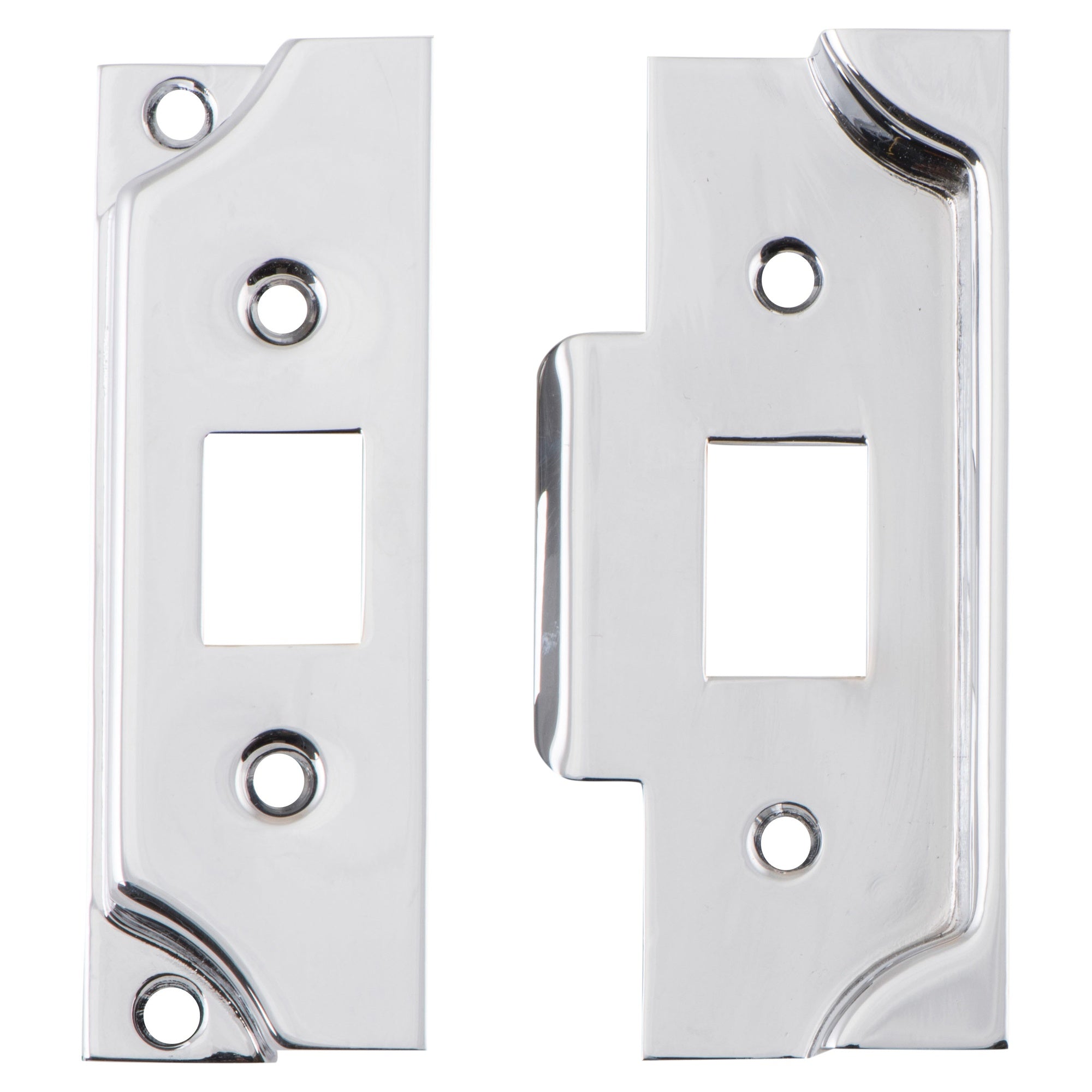Tube Latch Face Plate & Striker Kit Rebated SC, Satin Chrome