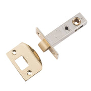 Tradco Split Cam Tube Latch 60mm Backset, Polished Brass
