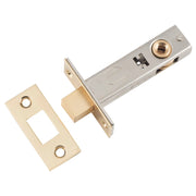 Tubular Privacy Lock (60mm Backset), Polish Brass