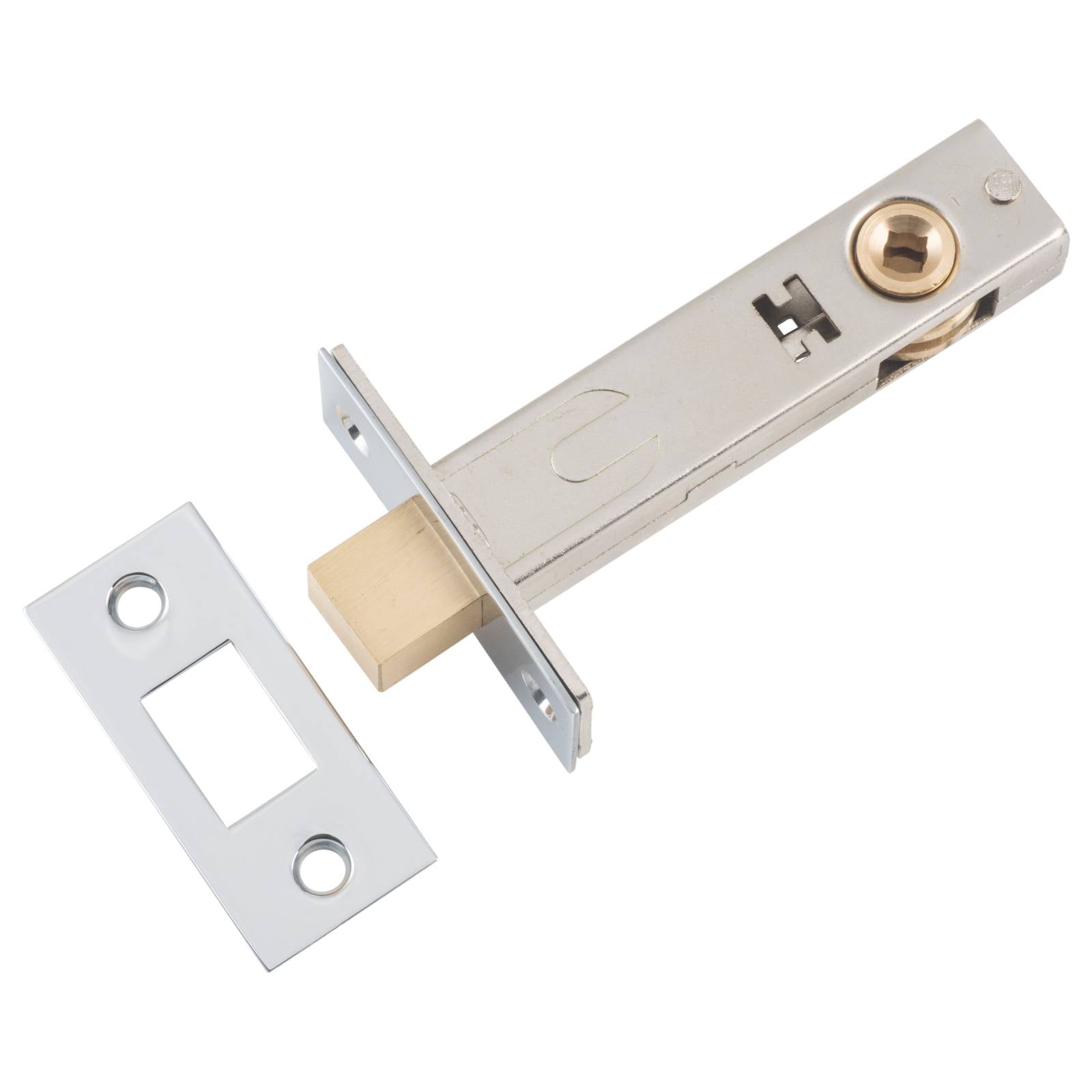 Tubular Privacy Lock (70mm Backset), Chrome