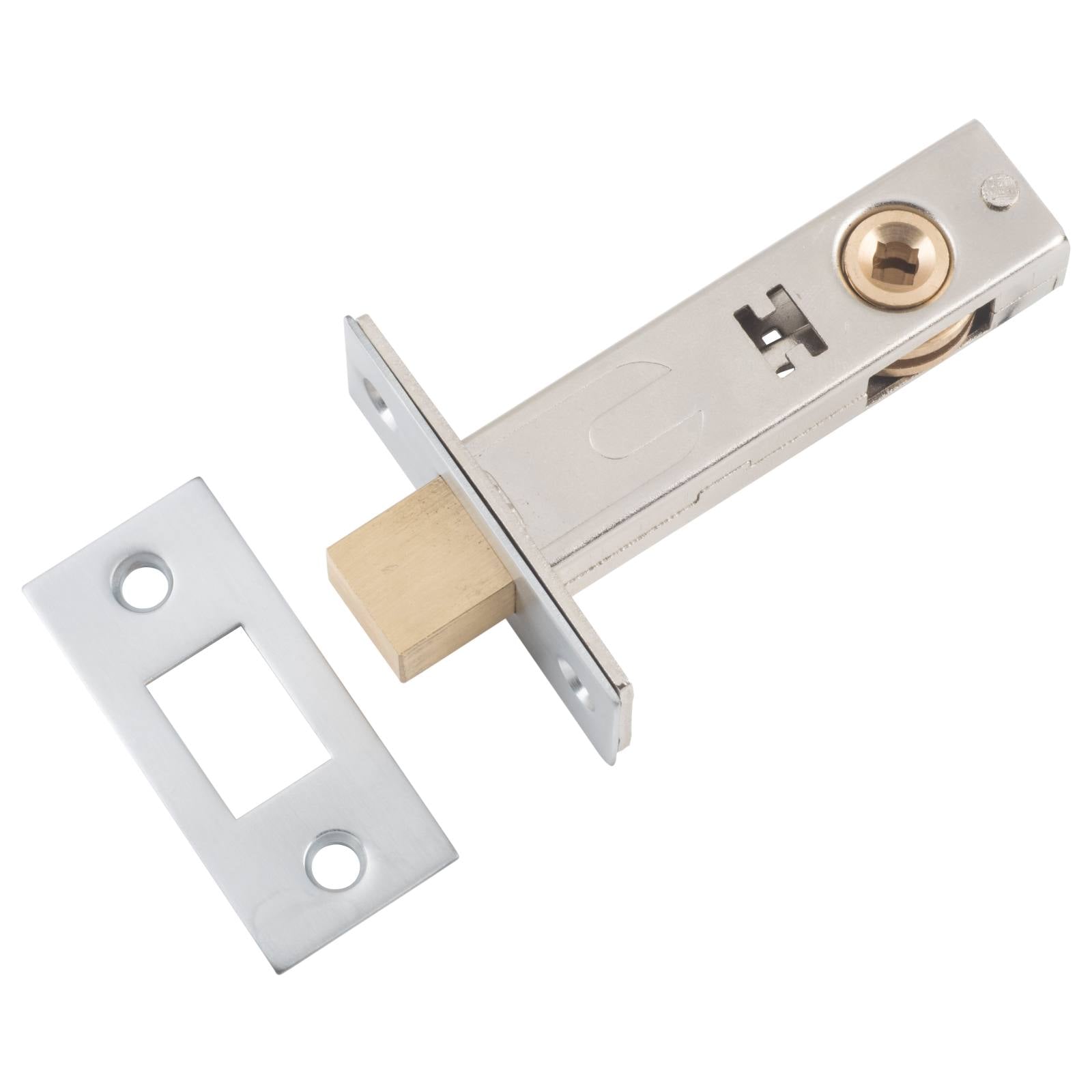 Tubular Privacy Lock (60mm Backset), Satin Chrome