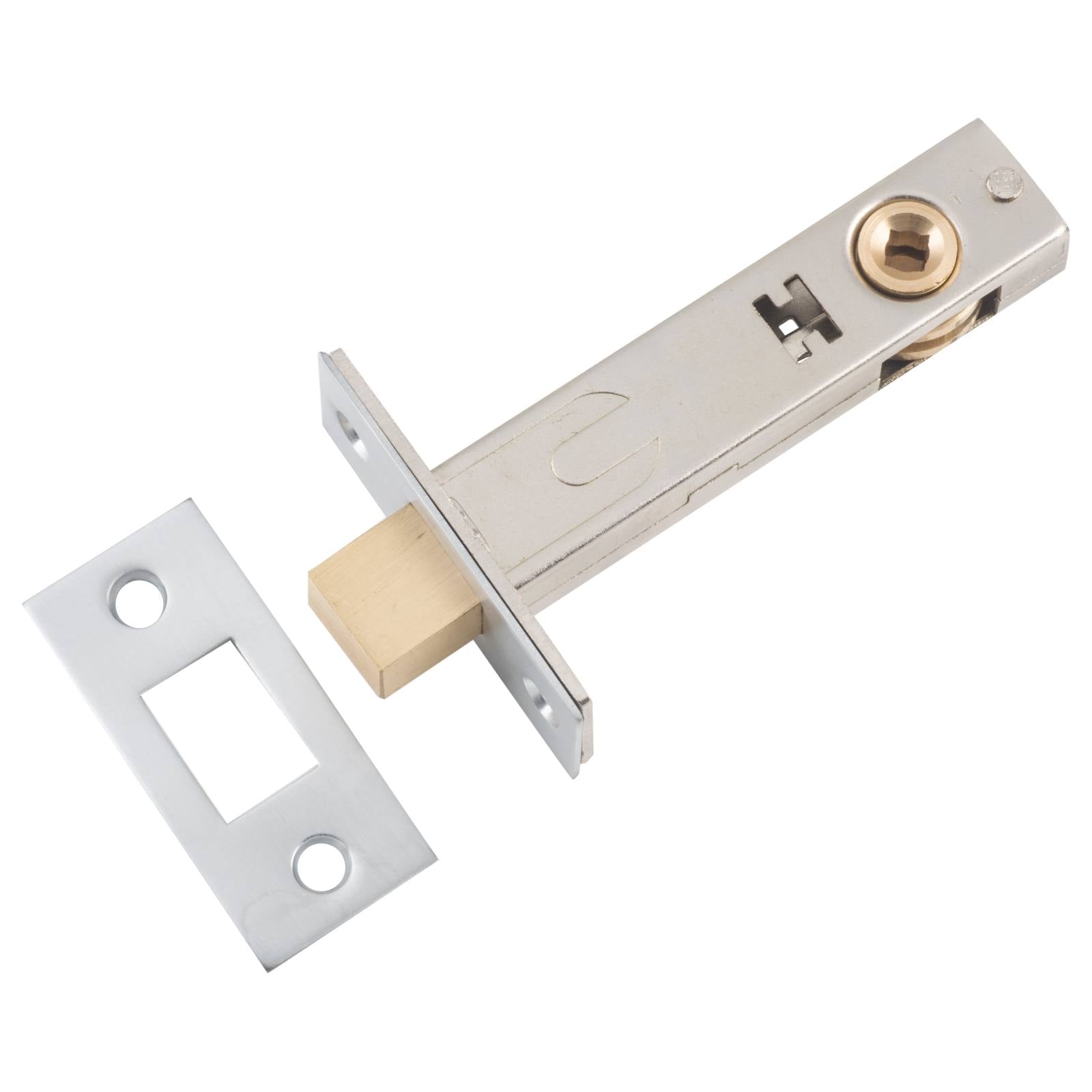Tubular Privacy Lock (70mm Backset), Satin Chrome
