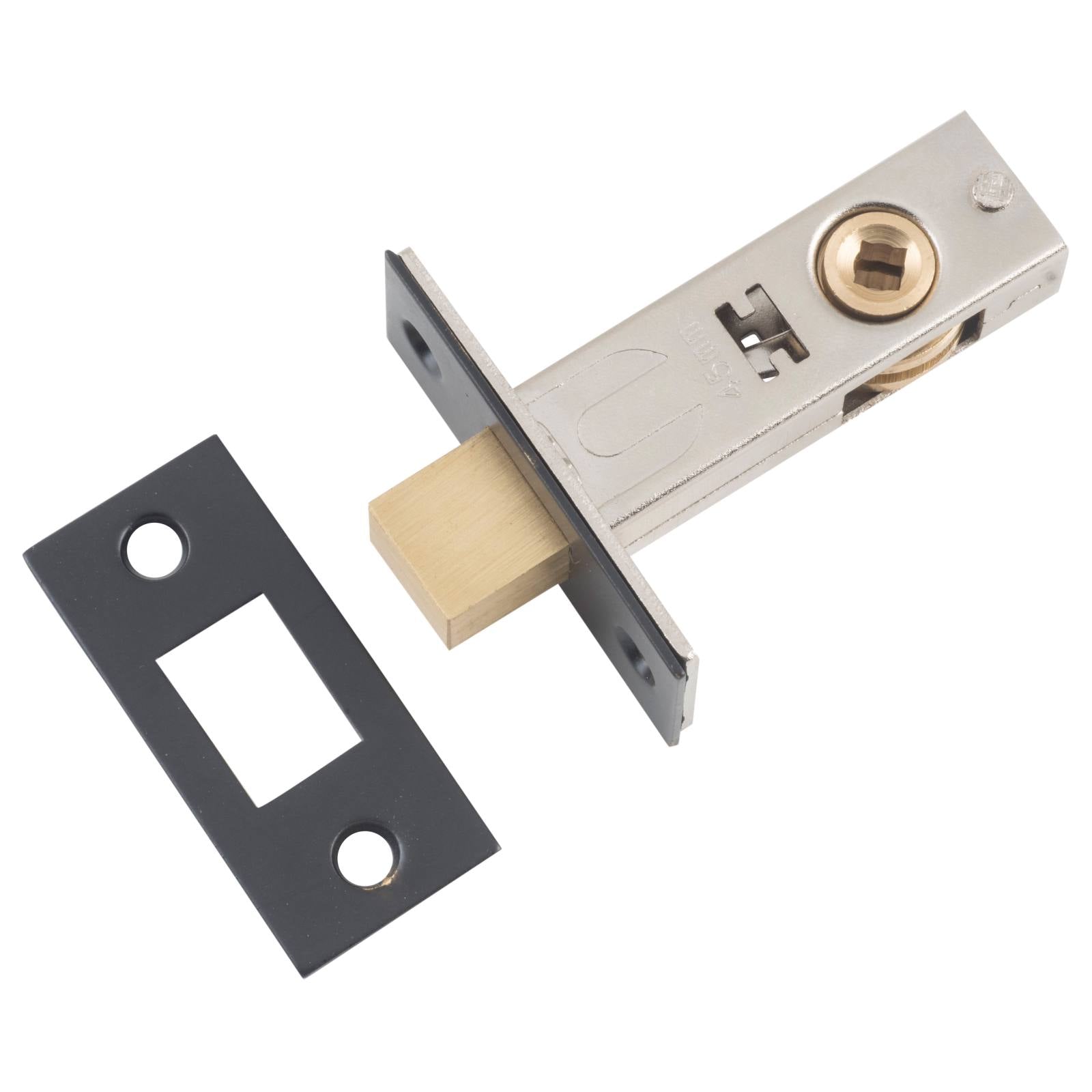 Tubular Privacy Lock (45mm Backset), Matte Black