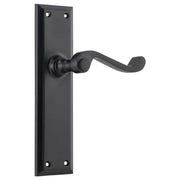 Milton Lever Latch Set, Matte Black