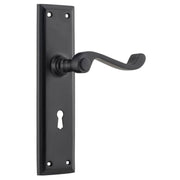 Milton Lever Lock Set, Matte Black