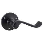 Milton Lever on Rose Set, Matte Black