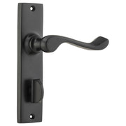 Fremantle Privacy Lever Set, Matte Black