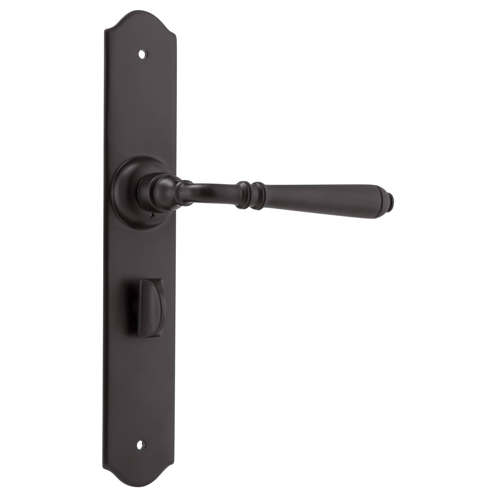 Reims Privacy Lever Set, Matte Black