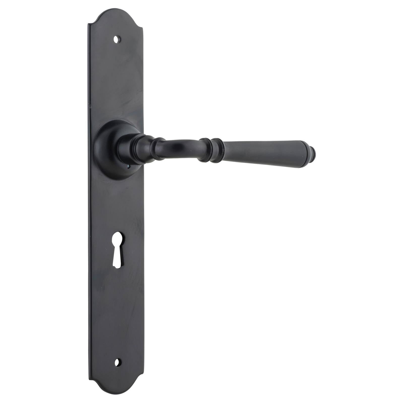 Reims Lever Lock Set, Matte Black