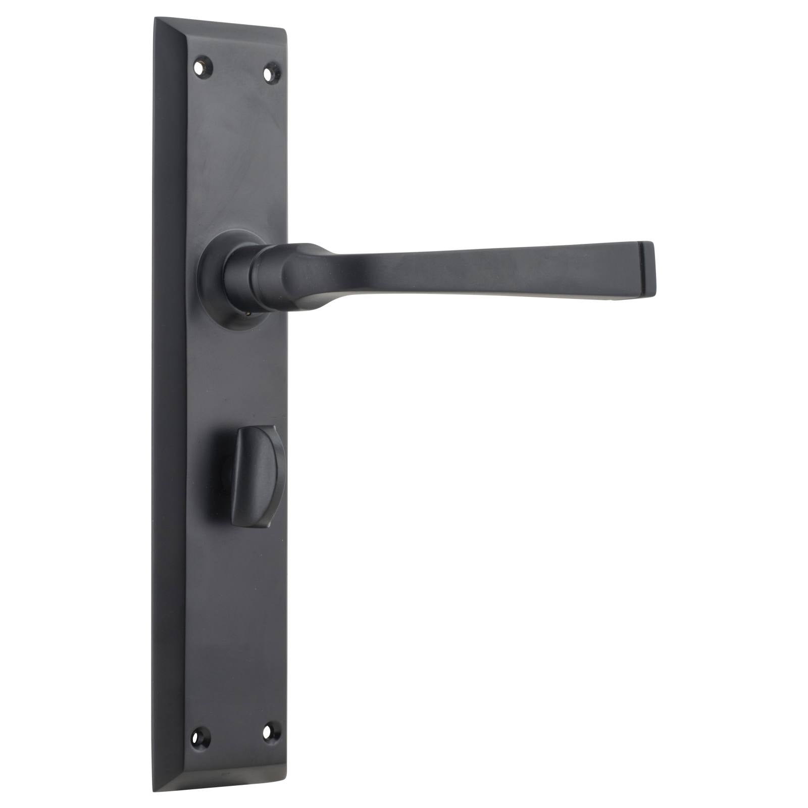 Menton Privacy Lever Set, Matte Black