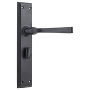 Menton Privacy Lever Set, Matte Black