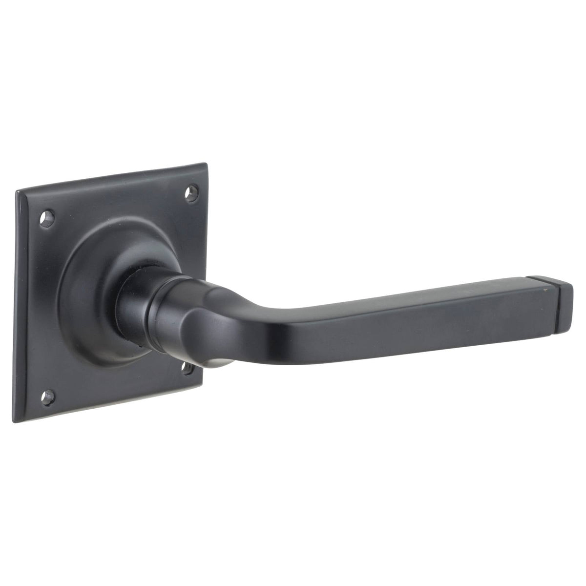 Small Menton Lever on Rose, Matte Black
