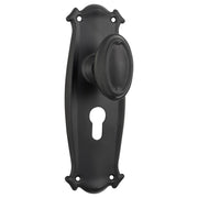 Bungalow Euro Knob Set, Matte Black