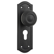 Kensington Euro Knob Set, Matte Black