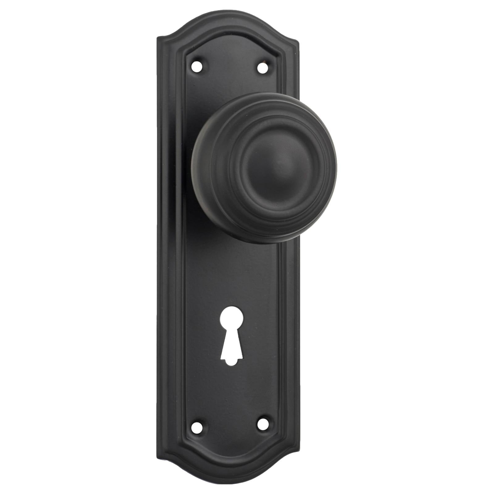 Kensington Knob Lock Set, Matte Black