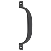 13cm Plain Offset Pull Handle, Matte Black