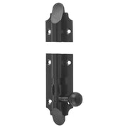 7.5cm Victorian Barrel Bolt, Matte Black
