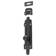 Small Tower Bolt, Matte Black