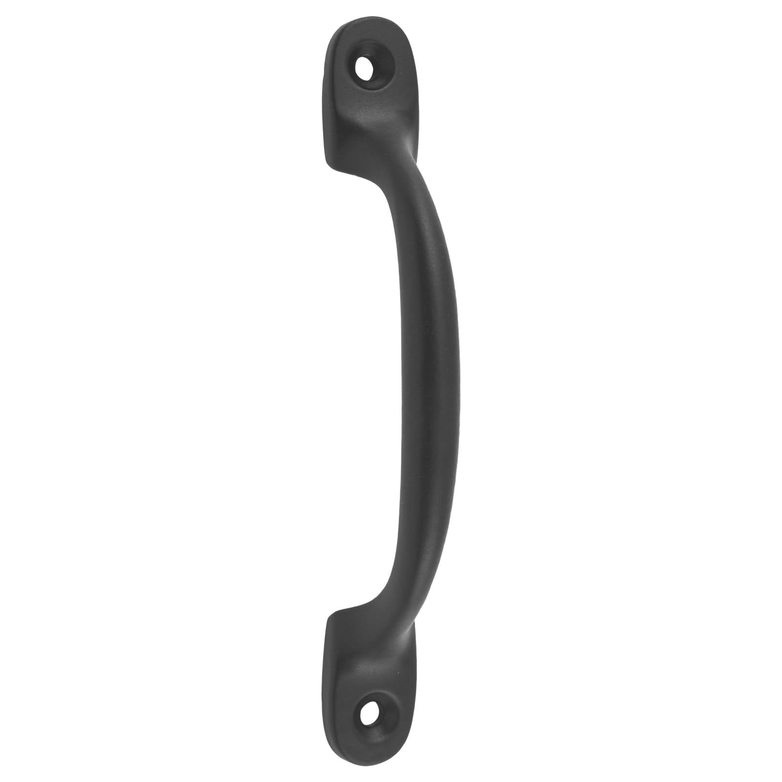 10cm Plain D-Pull Handle, Matte Black